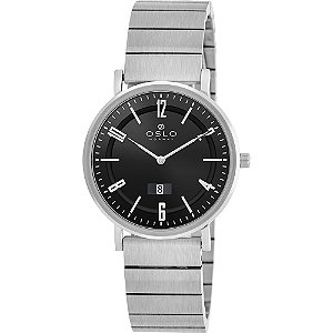 RELOGIO OSLO MASCULINO ANALOGICO OMBSSS9U0017 PRATA