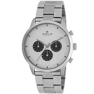 Relógio OSLO Cronógrafo OMBSSCVD0012 *Slim Safira