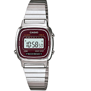 Relógio Feminino Casio Digital - Vintage LA670WA-4DF