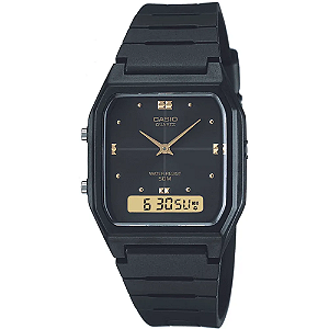 Relógio Masculino Casio Anadigi - Resistente à Água AW-48HE-1AVDF