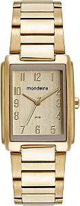 Relógio Mondaine Quadrado Vintage Dourado 32520LPMVDE1