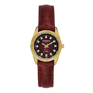 Relógio Feminino Mondaine Riviera 32960LPMVDH7 Bordô