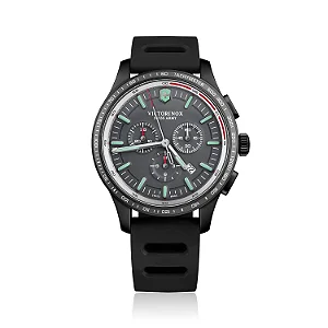 Relógio Victorinox Masculino Em Silicone Preto 241818