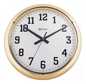 Relógio Parede Herweg 660128-029 Dourado 40cm