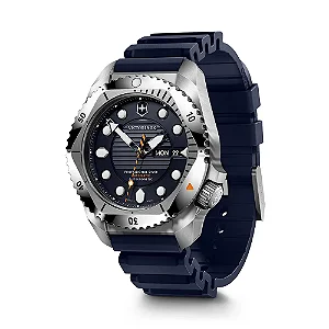 RELÓGIO DIVE PRO AUTOMÁTICO AZUL AÇO 241995