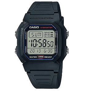 Relógio Masculino Casio Mundial W-800H-1AVDF