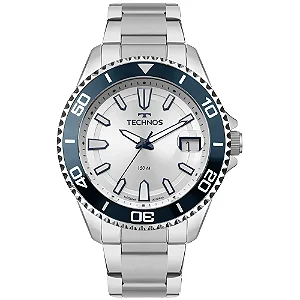 Relógio Technos Masculino Acqua Prata 2415EK/1K