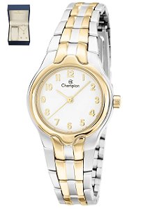 Relogio Champion Feminino Misto Ch28960c Kit Folheado