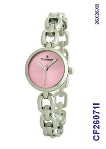 Relógio Champion Feminino  Cf26071i Bracelete Prateado