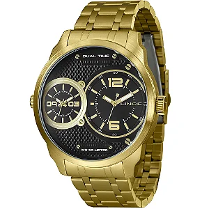 Relógio LINCE masculino analógico dual time MRGH162L P2KX