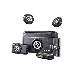 MICROFONE HOLLYLAND LARK M2 DUO COMBO DUPLO 2 PESSOAS