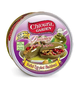 Berinjela Recheada com Nozes 350g Chtoura Garden