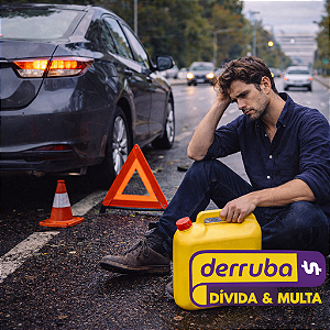 180 - Ter seu veículo imobilizado na via por falta de combustível