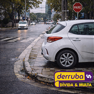 181 - Ⅰ – Estacionar o veículo nas esquinas e a menos de 5 m do alinhamento da via transversal