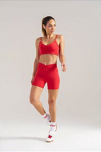 Bermuda Cintura Fina RA Poliamida Lisa MC Fitness
