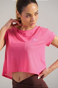 Blusa Cropped RA Sport Dry MC Fitness
