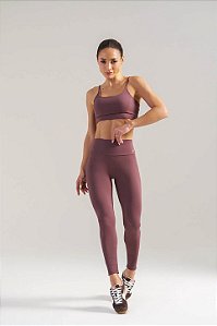 Legging Push Up RA Poliamida Canelada MC Fitness
