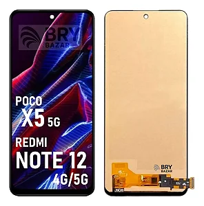 Frontal XIAOMI NOTE 12 4G E 5G/POCO X5 Sem Aro