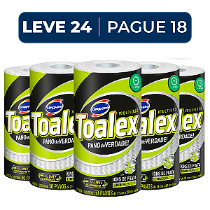 Kit Pano Reutilizável Toalex - Leve 12 Pague 10