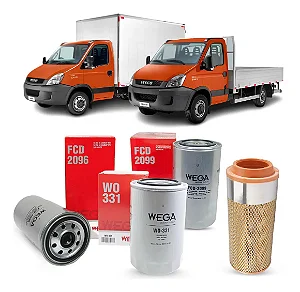 Kit Filtros Iveco Daily 35s14 40s14 45s17 2008 Em Diante