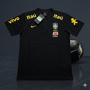 Camisa Brasil Nike Treino Itau Torcedor Masculina