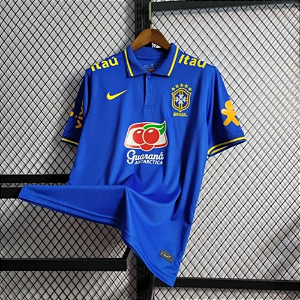 Camisa Brasil Nike Treino Azul 2022/23 Torcedor Masculina