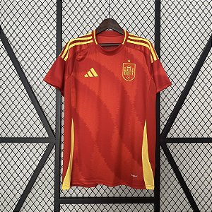 Camisa Seleção Espanha Home Jersey 2024 Torcedor Masculina