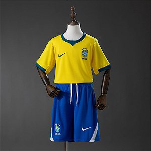 Kit Infantil Seleção Brasileira Amarela