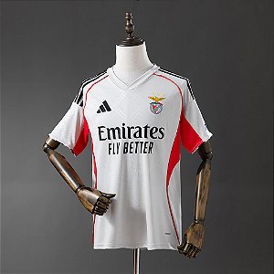 Camisa Benfica Branca 2025/26 Torcedor Masculina