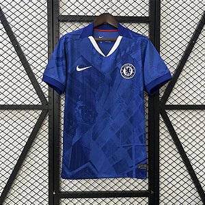 Camisa Chelsea Azul 2025/26 Torcedor Masculina