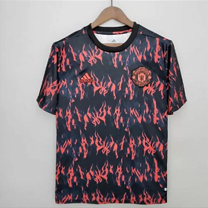 Camisa Manchester United Prematch Jersey Torcedor Masculina