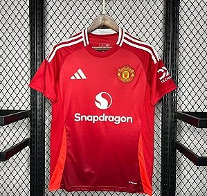 Camisa Manchester United Home 2024/25 Torcedor Masculina