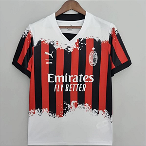 Camisa Milan Home Authentic 2021/22 Torcedor Masculina