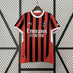 Camisa AC Milan 2024/25 Torcedor Masculina