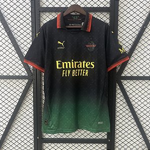 Camisa AC Milan x Off-White 2025/26 Torcedor Masculina
