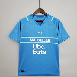 Camisa Olympique de Marseille 2021/22 Torcedor Masculina