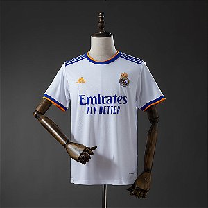 Camisa Real Madrid Home 2021/22 Torcedor Masculina