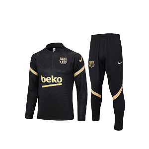 Conjunto de Frio Agasalho Barcelona 2020/21 Masculina