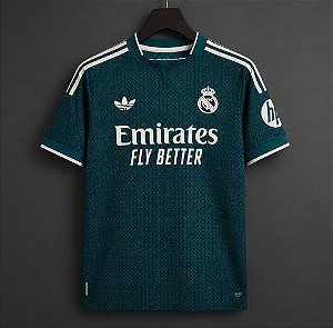 Camisa Real Madrid Away 26/27 s/n Torcedor Adidas Masculina - Verde