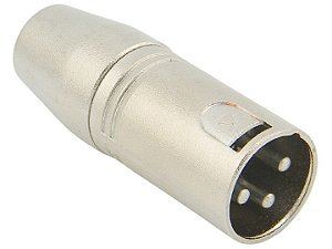 Adaptador xlr macho para p2 stereo femea