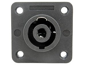 Conector speakon femea 4 polos quadrado 2650