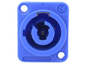 Conector powercon femea azul 2647