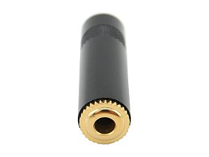 Conector p2 stereo femea preto 2639