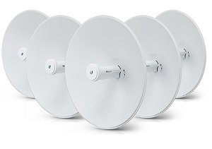 Antena Powerbeam PBE 5AC 25DBi 450 Mbps Pack com 5 Unidades Ubiquiti