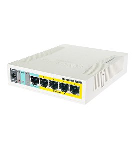 Smart Switch Rb260gsp Css106-1g-4p-1s Gb Poe Mikrotik