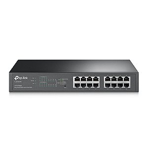Switch Gigabit 16 portas com 8 portas PoE+ TL-SG1016PE TP-Link
