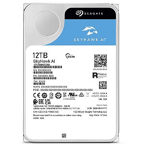 HD Seagate 12TB SkyHawk AI Surveillance 3.5" SATA 3 7200RPM - ST12000VE001