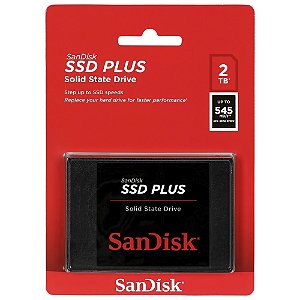 SSD SanDisk 2TB Plus 2.5" SATA 3 - SDSSDA-2T00-G28