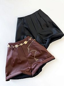 Shorts em Courino Zara Alexia  Original