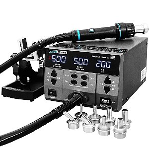 Sugon 8630pro 1300w pistola de ar quente display digital estação retrabalho bga